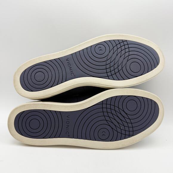 Vionic Mens Thompson Loafers US 10.5 M EU 43.5 Navy Blue Suede NIB - Picture 11 of 13